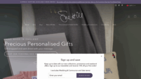 What Suehillchildrenswear.com website looked like in 2021 (2 years ago)