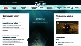 What Splawikigrunt.pl website looked like in 2021 (2 years ago)