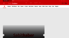 What Sabithaber.com website looked like in 2021 (2 years ago)