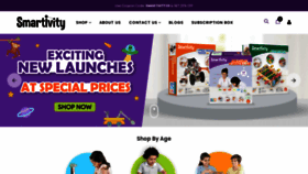 What Smartivity.in website looked like in 2021 (3 years ago)