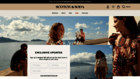 What Scotch-soda.com.au website looked like in 2021 (2 years ago)