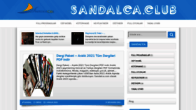 What Sandalca.com website looked like in 2021 (2 years ago)
