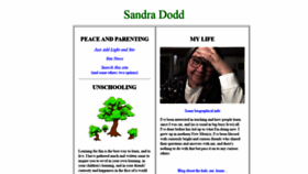 What Sandradodd.com website looked like in 2021 (2 years ago)
