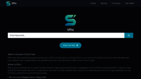 What Sflix.pro website looked like in 2021 (3 years ago)