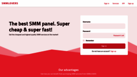 What Smmlovers.com website looked like in 2021 (2 years ago)