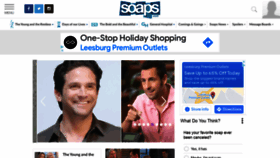 What Soaps.com website looked like in 2021 (2 years ago)