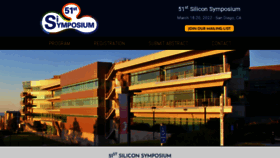 What Sisymposium.com website looked like in 2021 (2 years ago)