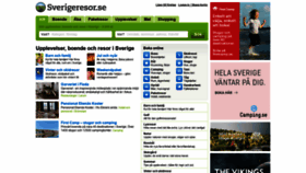 What Sverigeresor.se website looked like in 2021 (2 years ago)
