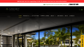 What Suncoastoutdoorliving.com.au website looked like in 2021 (2 years ago)