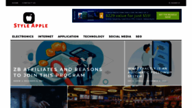 What Styleapple.com website looked like in 2021 (2 years ago)