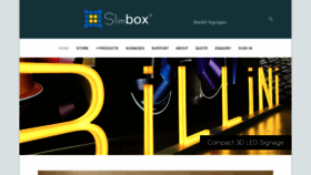 What Slimbox.com website looked like in 2021 (2 years ago)