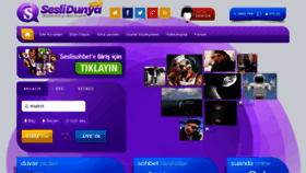 What Seslidunya.com.tr website looked like in 2021 (2 years ago)