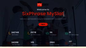 What Sixphrase.com website looked like in 2021 (2 years ago)