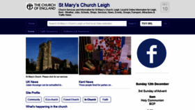 What Stmarysleigh.org.uk website looked like in 2021 (2 years ago)