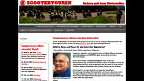 What Scootertouren.de website looked like in 2021 (2 years ago)