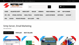What Smtptools.net website looked like in 2021 (3 years ago)