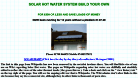 What Solarfriend.co.uk website looked like in 2021 (4 years ago)