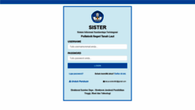 What Sister.politala.ac.id website looked like in 2021 (2 years ago)