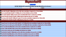 What Skymovieshd.rip website looked like in 2021 (2 years ago)