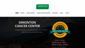 What Simontoncenter.com website looked like in 2021 (2 years ago)