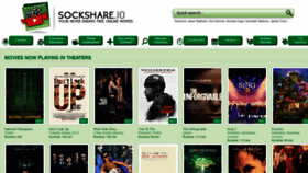 What Sockshare.io website looked like in 2021 (2 years ago)