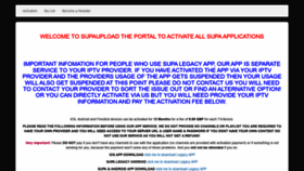 What Supaupload.co.uk website looked like in 2021 (3 years ago)