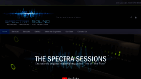 What Spectrasoundllc.com website looked like in 2021 (2 years ago)