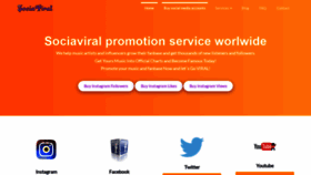 What Sociaviral.com website looked like in 2021 (2 years ago)