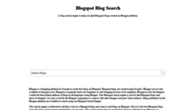 What Searchblogspot.com website looked like in 2021 (2 years ago)