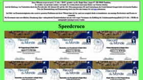What Speedcroco.de website looked like in 2021 (2 years ago)