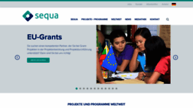 What Sequa.de website looked like in 2021 (4 years ago)