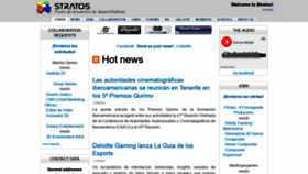 What Stratos-ad.com website looked like in 2021 (3 years ago)