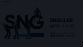 What Sngular.com website looked like in 2021 (2 years ago)
