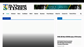 What Stvincenttimes.com website looked like in 2021 (2 years ago)
