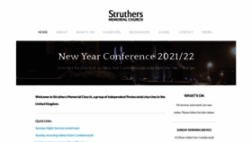 What Struthers-church.org website looked like in 2021 (2 years ago)