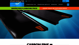 What Spearfishingfins.com website looked like in 2021 (2 years ago)