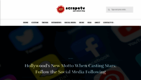 What Scrapetv.com website looked like in 2021 (2 years ago)