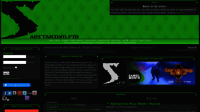 What Sanitarium.fm website looked like in 2021 (4 years ago)