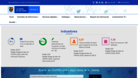 What Sispro.gov.co website looked like in 2021 (2 years ago)