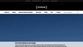 What Smow.com website looked like in 2021 (2 years ago)