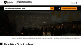 What Stockholmskallan.se website looked like in 2021 (2 years ago)