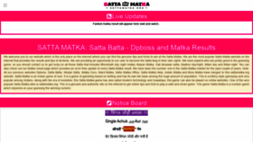 What Sattamatka.org website looked like in 2021 (2 years ago)