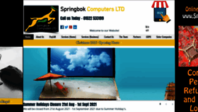 What Springbok-computers.co.uk website looked like in 2021 (2 years ago)