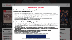 What Spin-off.fr website looked like in 2021 (2 years ago)