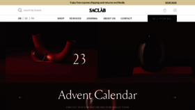 What Saclab.com website looked like in 2021 (2 years ago)