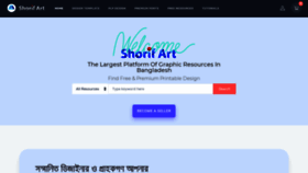 What Shorifart.com website looked like in 2021 (2 years ago)