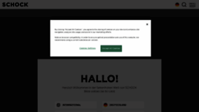 What Schock.de website looked like in 2021 (2 years ago)