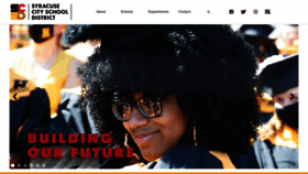 What Syracusecityschools.com website looked like in 2021 (2 years ago)