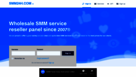 What Smm24h.com website looked like in 2021 (2 years ago)