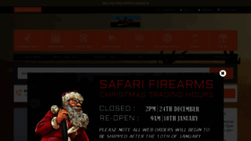 What Safarifirearms.com.au website looked like in 2021 (2 years ago)